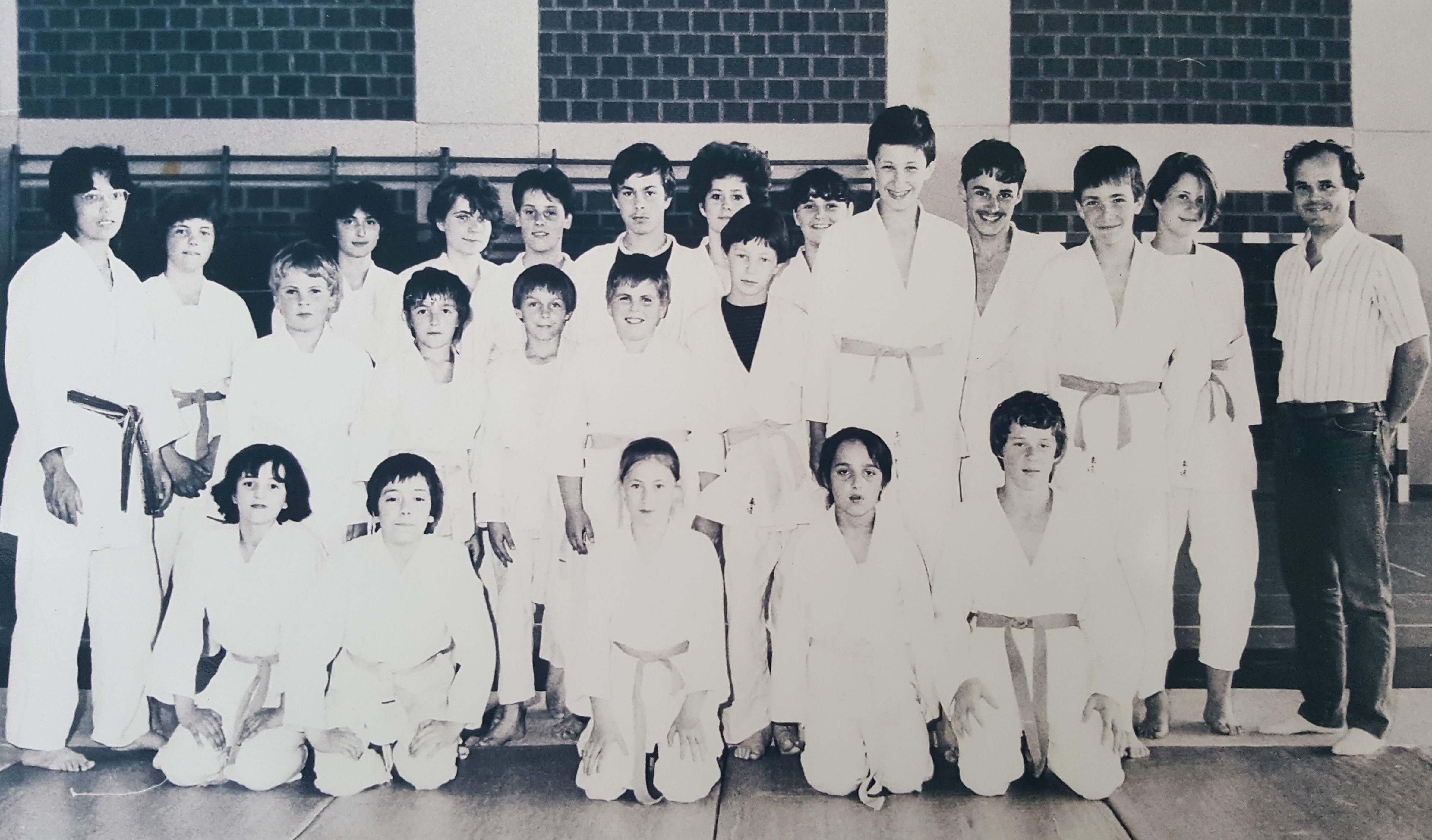 Photo Judo groupe 1985